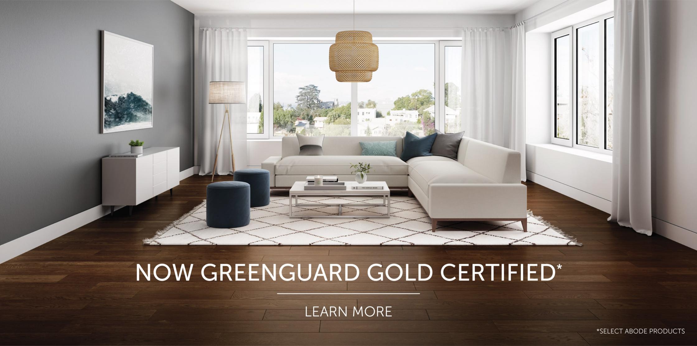Selected Abode Products Now Greenguard Gold Certified
